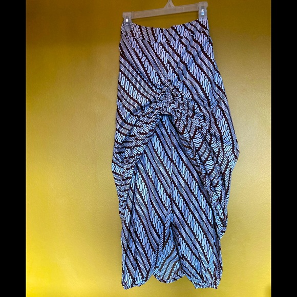 Indonesian Patiala Skirt Pant. Elastic Waist XS-M - Picture 5 of 7